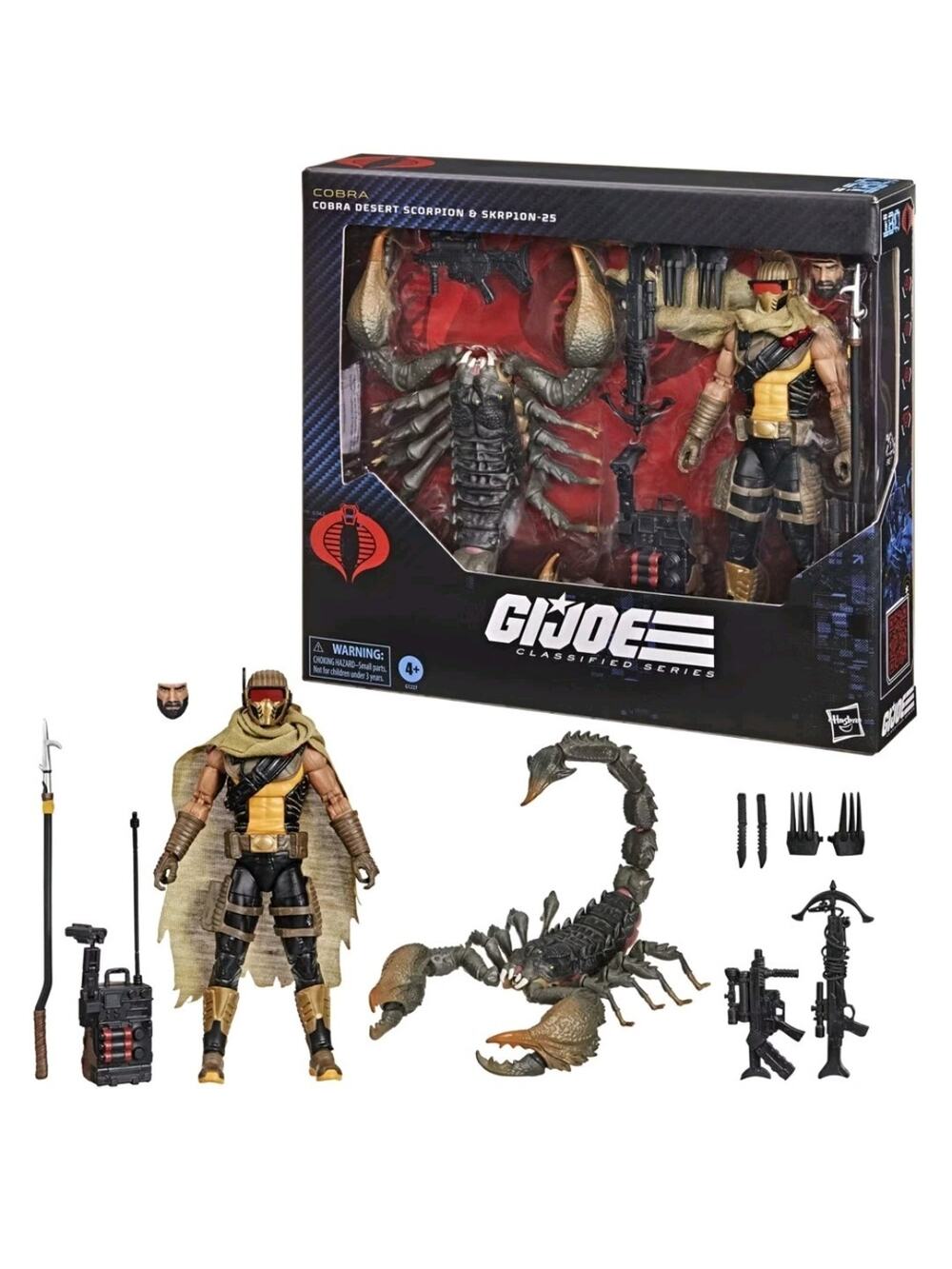 Hasbro G.I. Joe Classified Series Cobra Desert Scorpion with SKRP10N-25 #180 NIB